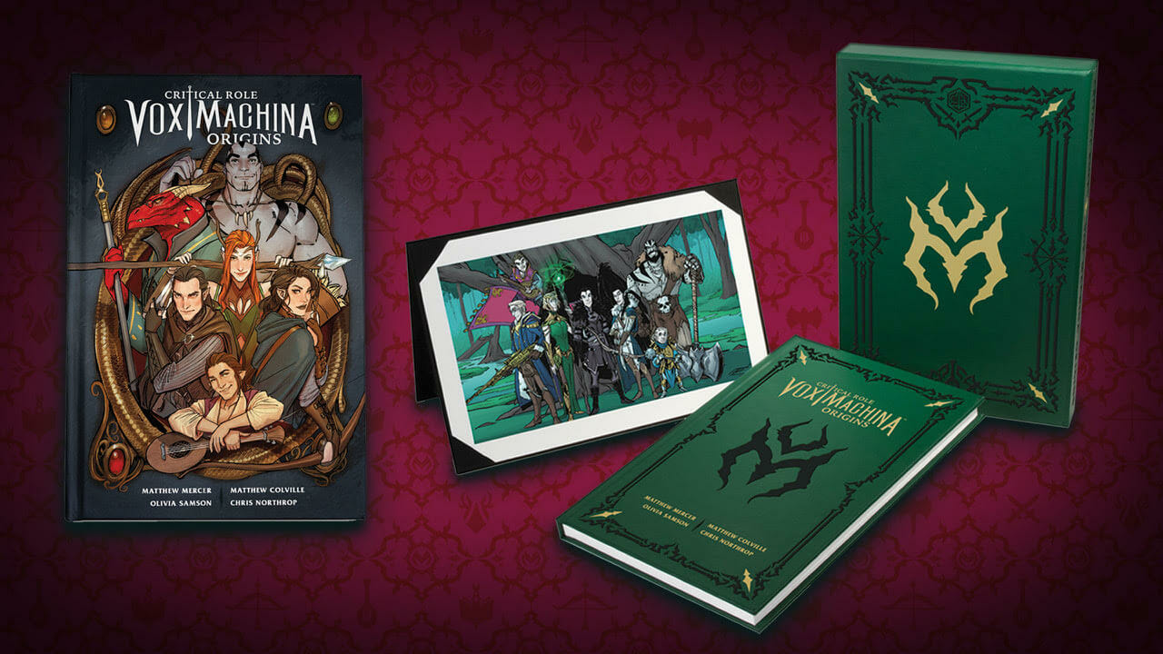 Vox Machina Origins Hardcover On Sale Info Critical Role