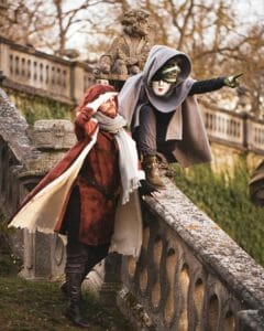 Nott: Cosplay and Costume by Azzy @azzybunbun (Twitter) || Caleb: Cosplay and Costume by Geo @georginoschka (Twitter) || Photography by @marksens_workshop (Instagram)