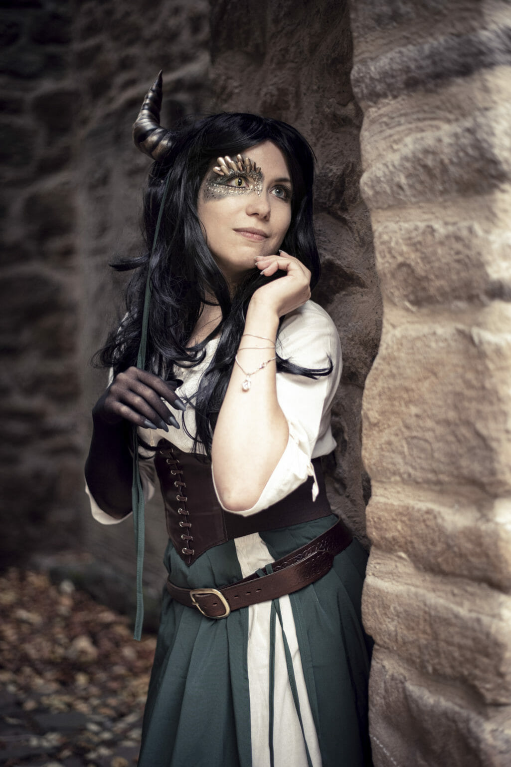 Cleograph Cosplay , SFX Makeup, Dragonborn Horn and Ear, and Cloak by La.Lionne ...