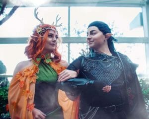 Keyleth: Cosplay by Caitlin Marsh @evilpottercosplay || Vax: Cosplay by Mick @armariacosplay || Photography by Amanda Swanson, @amandaswansonphotography