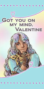 Imogen Valentine's Day Card by Elaine Tipping (@TriaElf9)