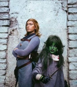 Group Nott Cosplay by @TinkeringPixie (Instagram, Twitter) || Caleb Cosplay by @Nimblenoor (Instagram, Twitter) || Photography by @FilmandQuill (Instagram)