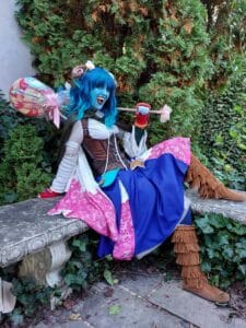 Jester Cosplay Costume, Makeup, and Props by Sam Glancey ||  Photgraphy by Nyx Green