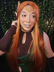 Keyleth Cosplay, Makeup, Costume, and Photography by Tay @tayotic_neutral (Twitter)