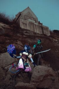 Jester Cosplay, Costume, and Makeup by Surine Cosplay || Fjord Cosplay and Costume by Christophersworkshop || Fjord makeup by Kastia_cosplay || Photography by Saxkjaer Photography