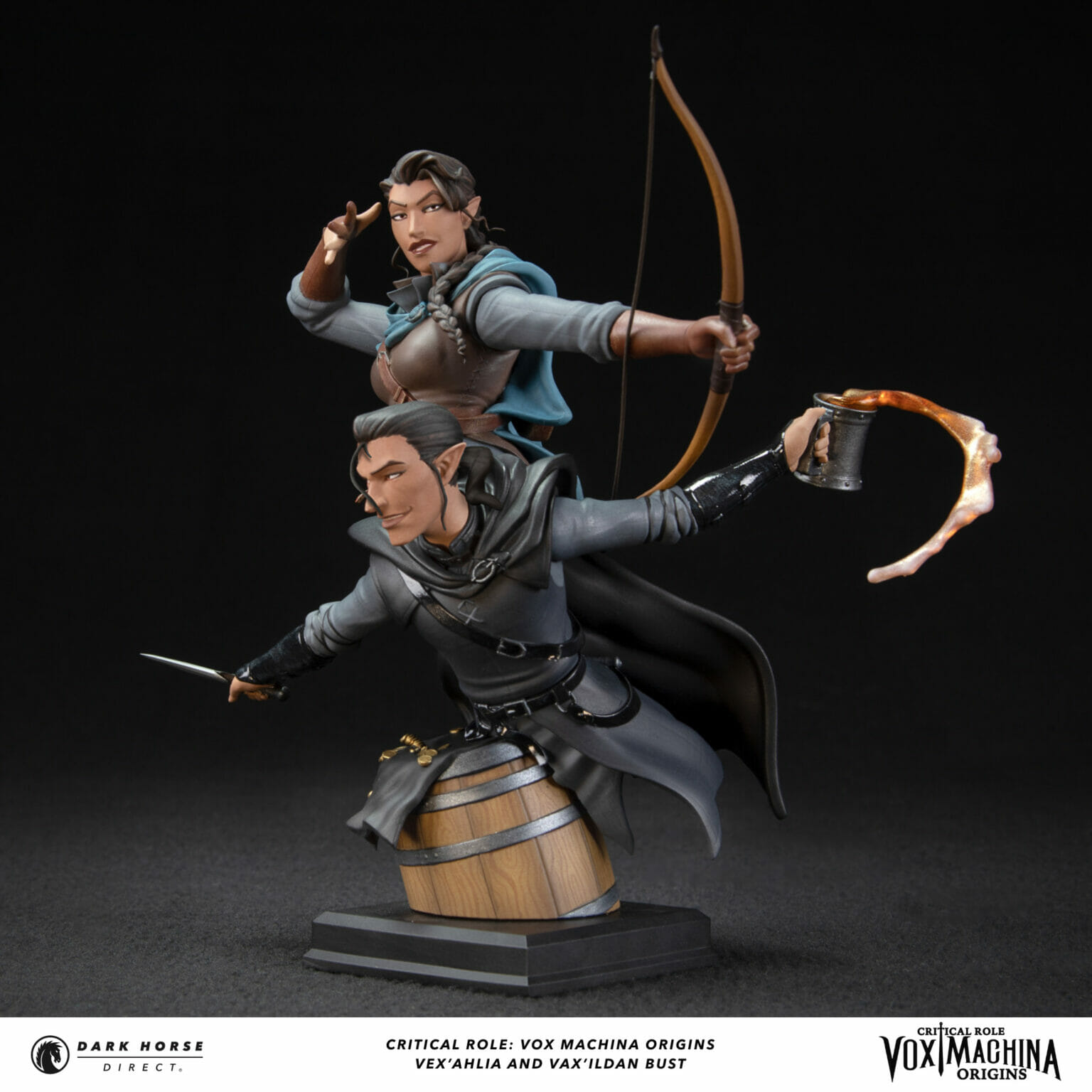 HYPE DARK HORSE RELEASING A DYNAMIC BUST OF VEX AND VAX Critical Role