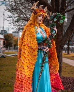 Keyleth Cosplay and Costume by amylouisemm || Materials by @Lumins_Workshop || Photography by @VodaJess