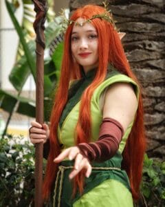 Keyleth Cosplay, Costume, and Props by @little_witch.cosplay || Photography by @pointblankshot_photography (Instagram)