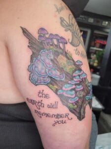 Tattoo by Bea || @New Moon Tattoo Ottawa || Tattoo worn by Zemri
