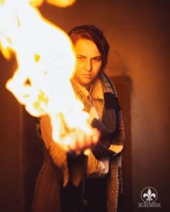 Caleb Cosplay by @therealfaerietales || Costume by @nerdishcosplay || Makeup by @edelweiss.chaos || Fire by @_eve_me_alone_ || Photography by @wearenerdish