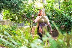 Keyleth Cosplay, Makeup, Costume, and Props by Brethil_Lynn || Photography by vampiriaphotography_cosplay