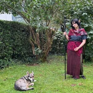 Asha Cosplay and Editing by @starchild.cosplay || Photography by a family member || Special appearance by Mattie the dog