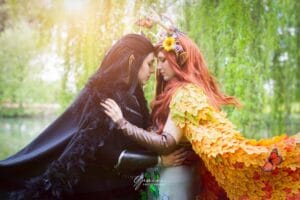 Keyleth Cosplay by @eiliserose || Vax’ildan Cosplay by @genteel.rogue (Instagram) || Photography by g3mini_photography (Instagram)