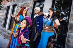 Scanlan Cosplay by Yomoko || Vex'ahlia Cosplay by Yorizura || Keyleth Cosplay by Lady Squalala || Percy Cosplay by rosx890 || Photography by Bahamut Night Photography