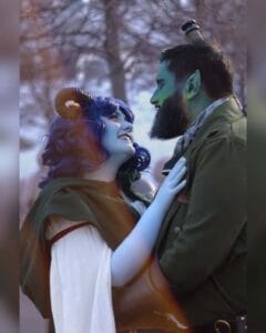 Jester Cosplay by @kingswoodcosplay (IG) || Fjord Cosplay by @josh_the_bosh_cosplay (IG) || Photography by @opheliadeckardcosplay (IG)