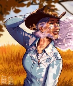 Lines by @rachandroll || Colors by @colealexart