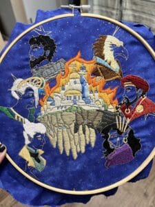 Embroidery by Alex Campbell || Design by Lorissa Jowers