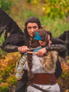 Vex Cosplay by @the.microcosologist || Vax Cosplay by @cositsevie || Photo by @aleksvuphotography