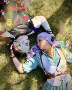 Laudna Cosplay by @fawning_over_lifes || Imogen Cosplay by @faezelfox